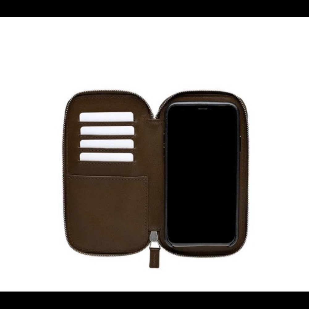 Premium Leather Magnetic Phone Wallet